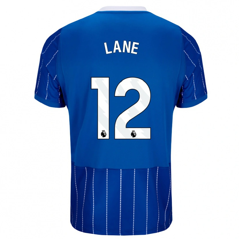 Danxen Enfant Maillot Darius Lane #12 Bleu Moyen Blanc Tenues Domicile 2026/27 T-Shirt