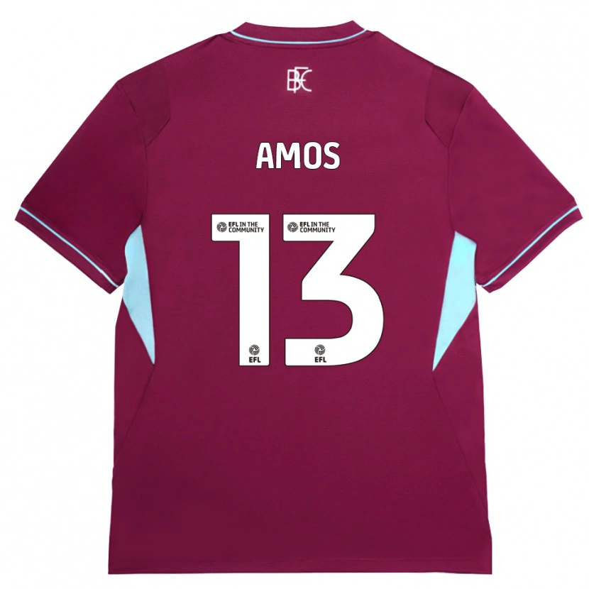 Danxen Enfant Maillot Ben Amos #13 Bourgogne Vert Tenues Domicile 2026/27 T-Shirt