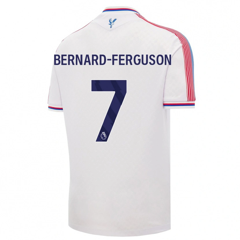 Danxen Enfant Maillot Makai Bernard-Ferguson #7 Blanc Rouge Bleu Tenues Domicile 2026/27 T-Shirt
