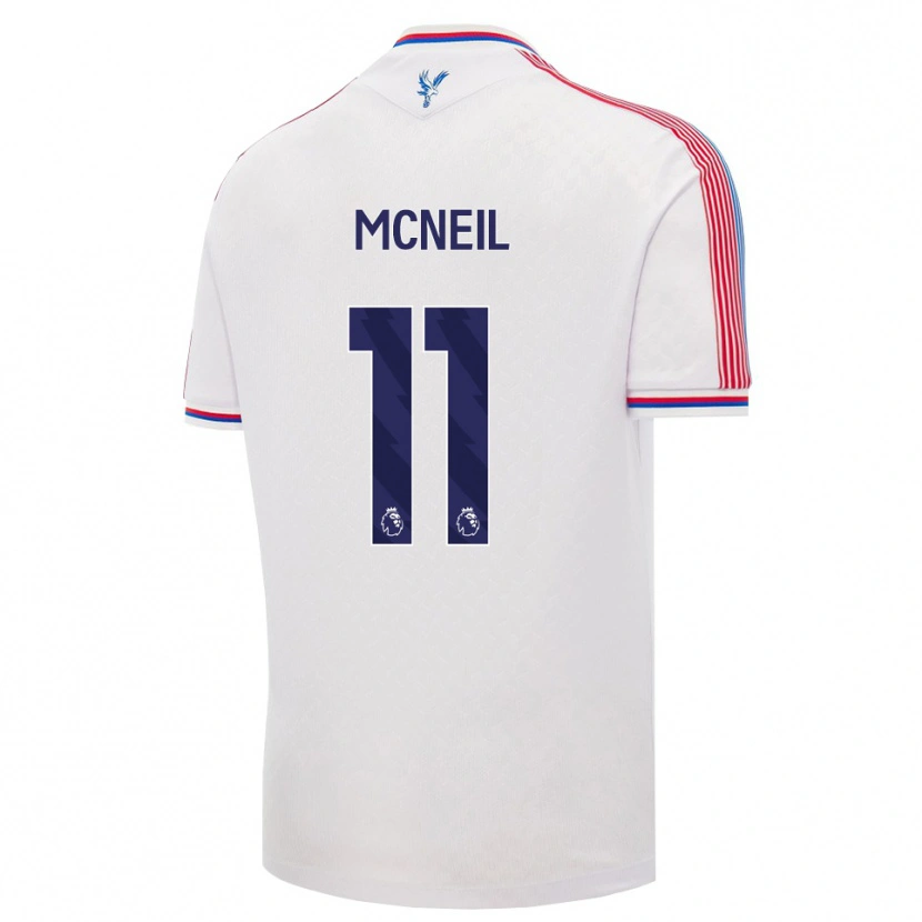 Danxen Enfant Maillot Dwight Mcneil #11 Blanc Rouge Bleu Tenues Domicile 2026/27 T-Shirt