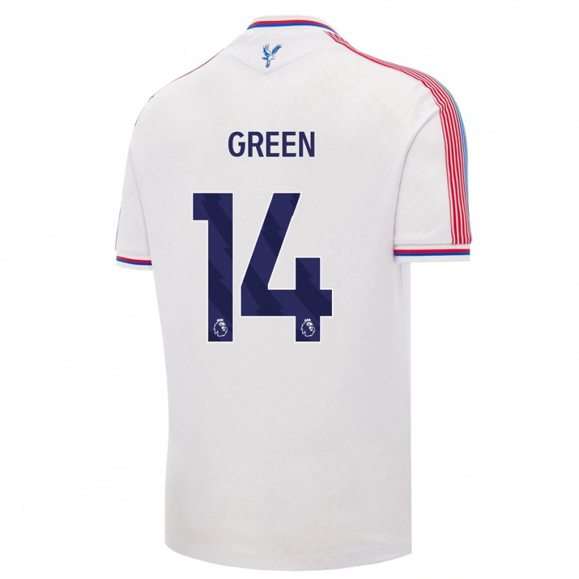 Danxen Enfant Maillot Josie Green #14 Blanc Rouge Bleu Tenues Domicile 2026/27 T-Shirt