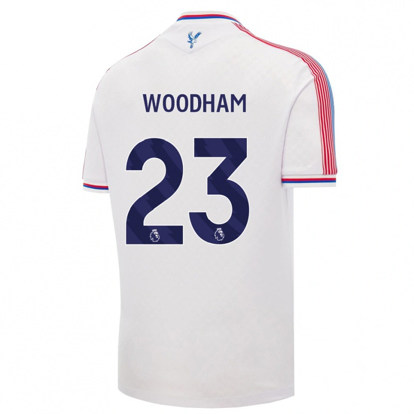 Danxen Enfant Maillot Lily Woodham #23 Blanc Rouge Bleu Tenues Domicile 2026/27 T-Shirt