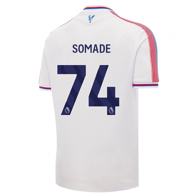 Danxen Enfant Maillot Sean Somade #74 Blanc Rouge Bleu Tenues Domicile 2026/27 T-Shirt