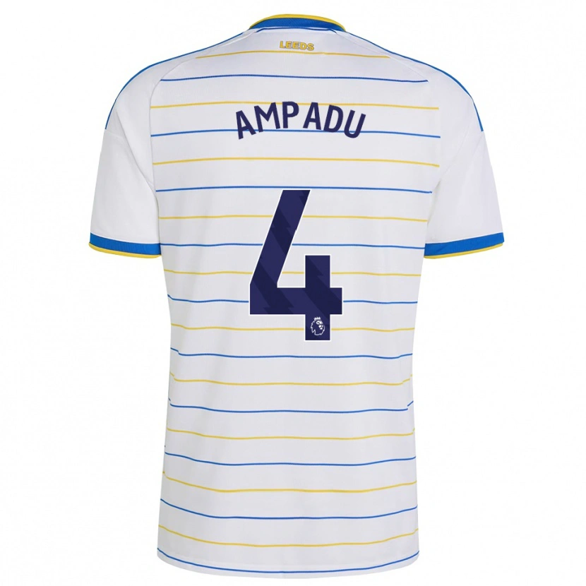 Danxen Enfant Maillot Ethan Ampadu #4 Rouge Jaune Bleu Tenues Domicile 2026/27 T-Shirt