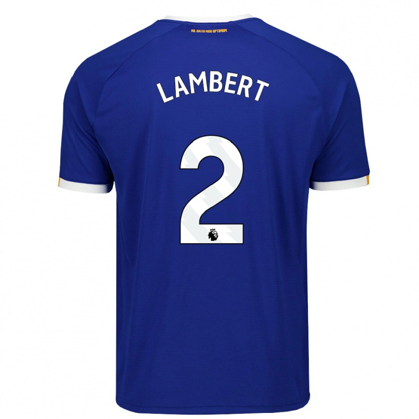 Danxen Enfant Maillot Rocco Lambert #2 Bleu Blanc Jaune Tenues Domicile 2026/27 T-Shirt