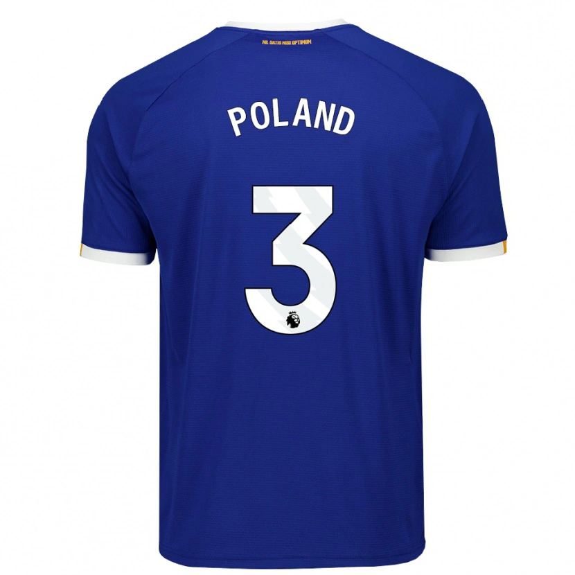 Danxen Enfant Maillot Louis Poland #3 Bleu Blanc Jaune Tenues Domicile 2026/27 T-Shirt