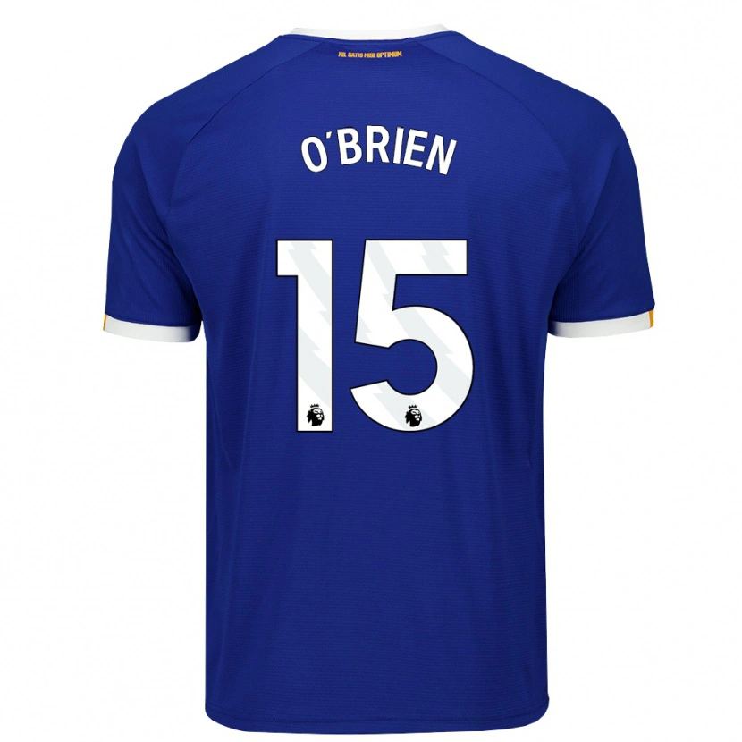Danxen Enfant Maillot Jake O'brien #15 Bleu Blanc Jaune Tenues Domicile 2026/27 T-Shirt