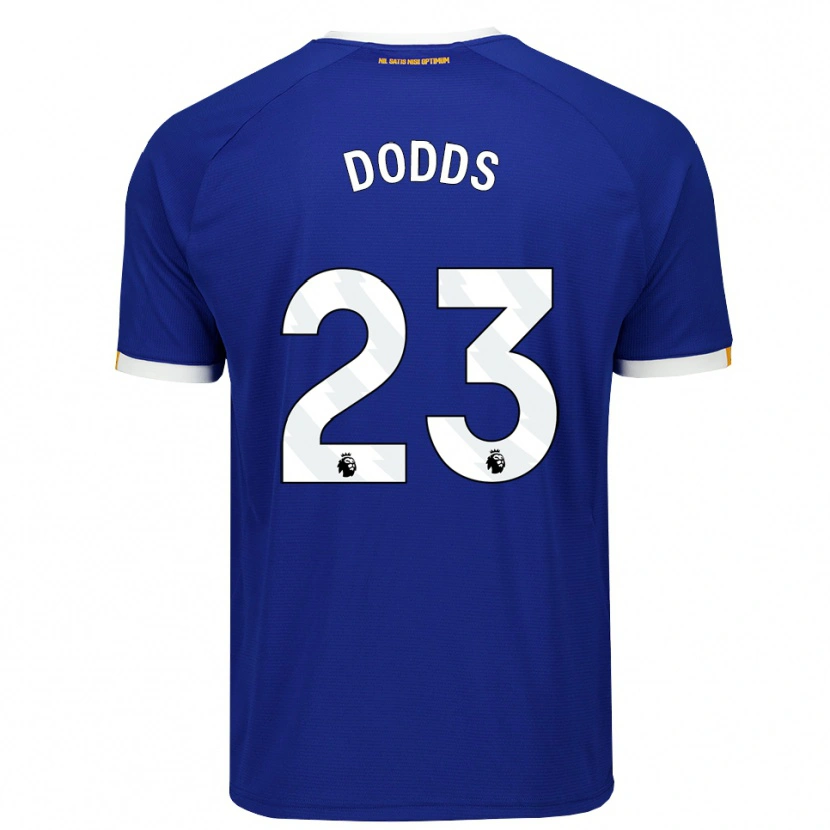 Danxen Enfant Maillot John Dodds #23 Bleu Blanc Jaune Tenues Domicile 2026/27 T-Shirt