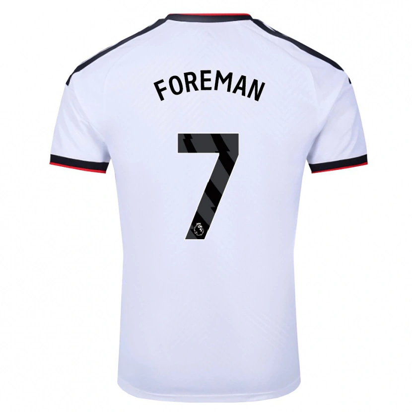 Danxen Enfant Maillot Tia Foreman #7 Blanc Noir Rouge Tenues Domicile 2026/27 T-Shirt