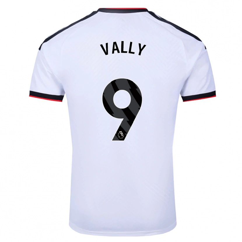 Danxen Enfant Maillot Khai Vally #9 Blanc Noir Rouge Tenues Domicile 2026/27 T-Shirt