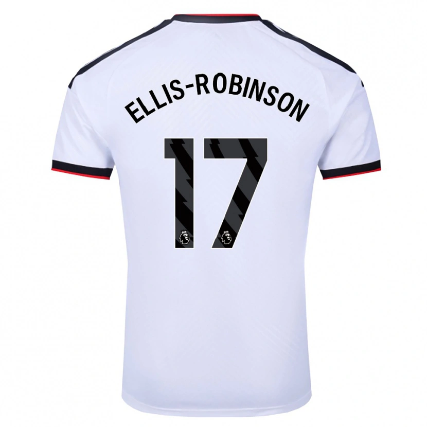 Danxen Enfant Maillot Eddie Ellis-Robinson #17 Blanc Noir Rouge Tenues Domicile 2026/27 T-Shirt