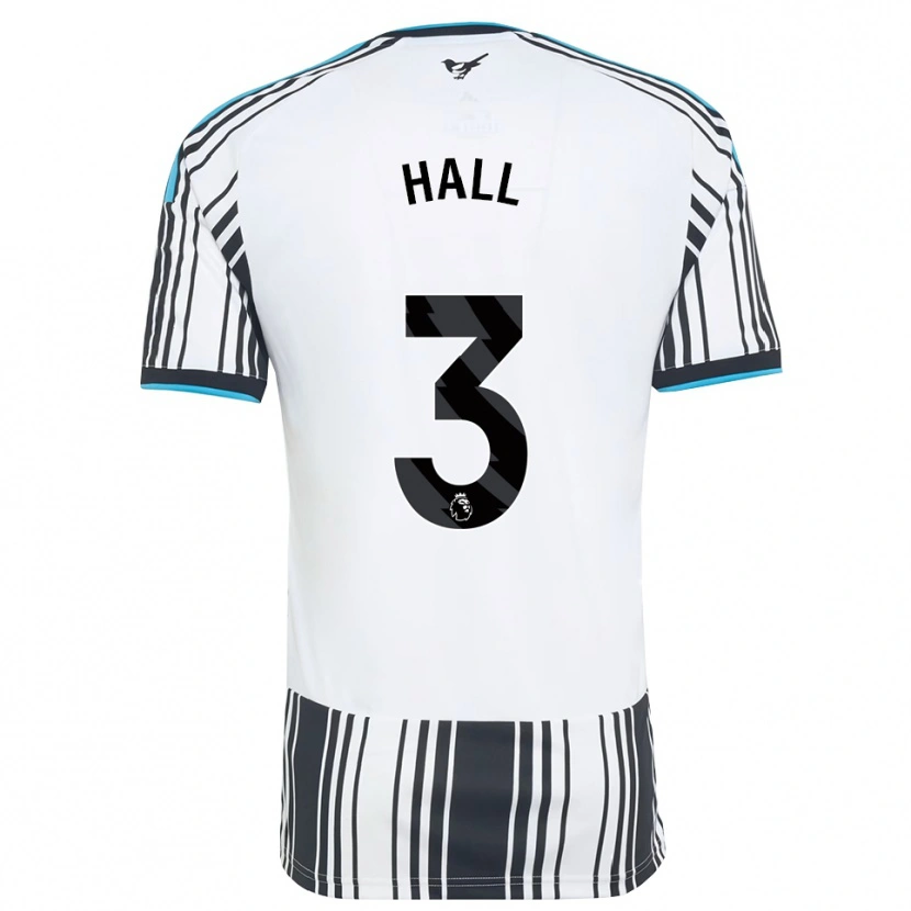 Danxen Enfant Maillot Lewis Hall #3 Skyblue Noir Blanc Tenues Domicile 2026/27 T-Shirt