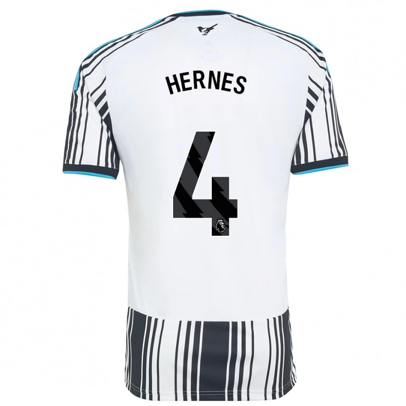 Danxen Enfant Maillot Travis Hernes #4 Skyblue Noir Blanc Tenues Domicile 2026/27 T-Shirt