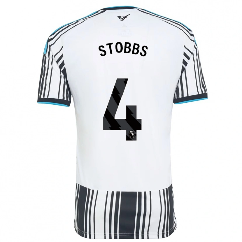 Danxen Enfant Maillot Amber-Keegan Stobbs #4 Skyblue Noir Blanc Tenues Domicile 2026/27 T-Shirt