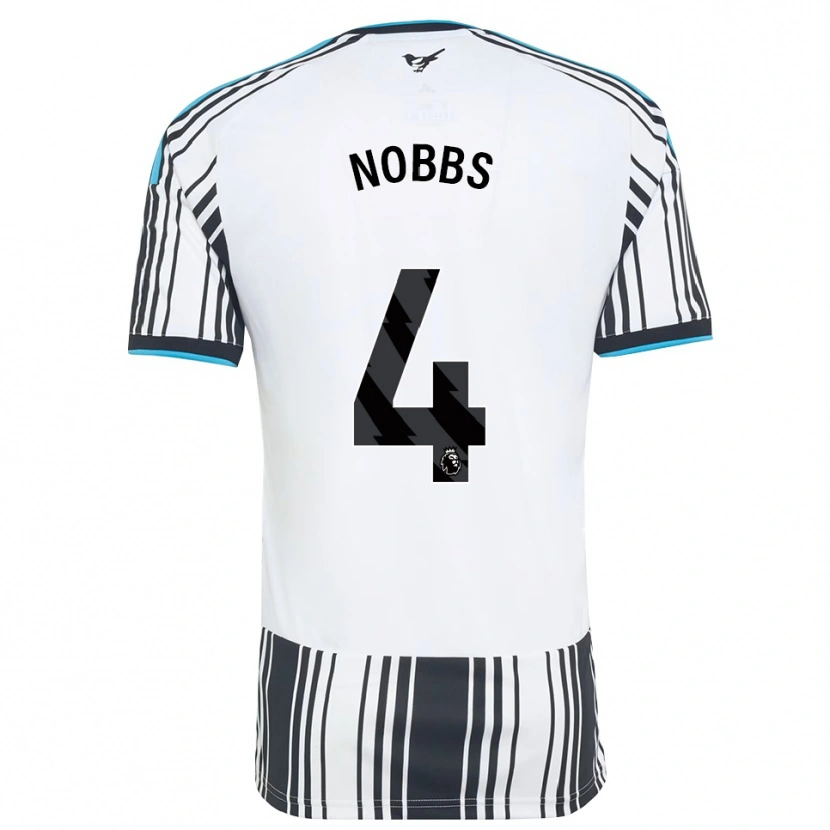 Danxen Enfant Maillot Jordan Nobbs #4 Skyblue Noir Blanc Tenues Domicile 2026/27 T-Shirt