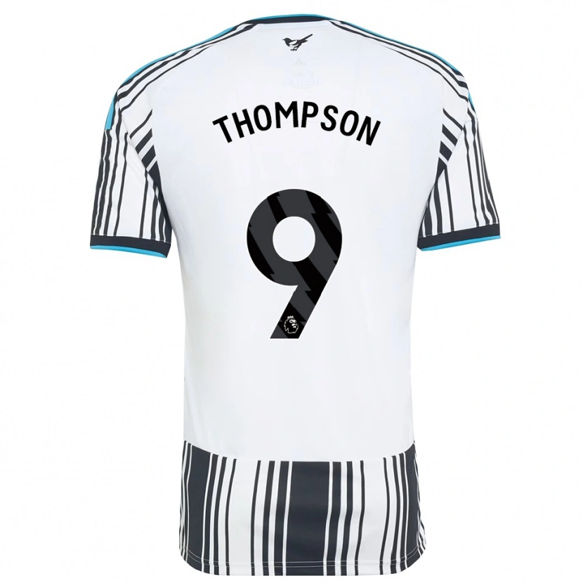 Danxen Enfant Maillot Kyran Thompson #9 Skyblue Noir Blanc Tenues Domicile 2026/27 T-Shirt