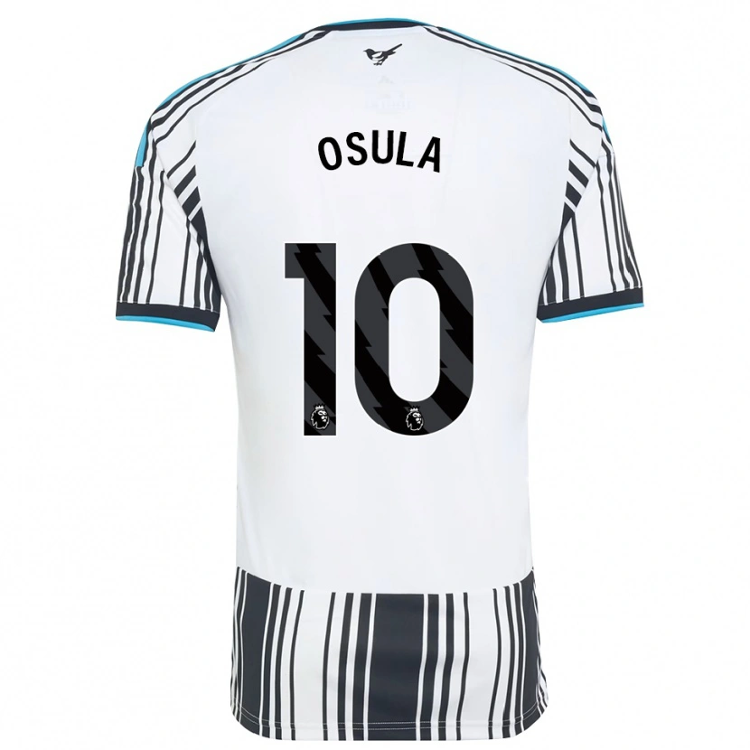 Danxen Enfant Maillot William Osula #10 Skyblue Noir Blanc Tenues Domicile 2026/27 T-Shirt