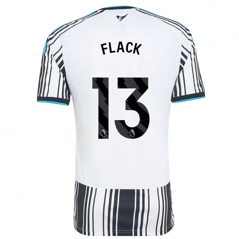 Danxen Enfant Maillot Lucas Flack #13 Skyblue Noir Blanc Tenues Domicile 2026/27 T-Shirt