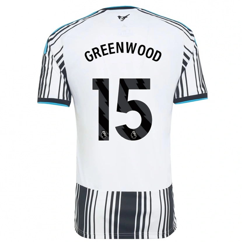 Danxen Enfant Maillot Hannah Greenwood #15 Skyblue Noir Blanc Tenues Domicile 2026/27 T-Shirt