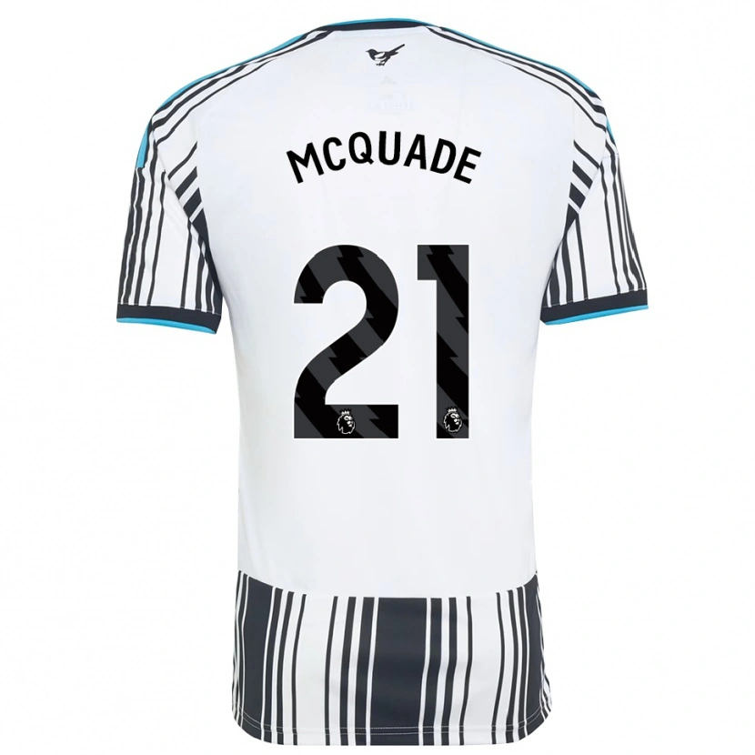 Danxen Enfant Maillot Jasmine Mcquade #21 Skyblue Noir Blanc Tenues Domicile 2026/27 T-Shirt