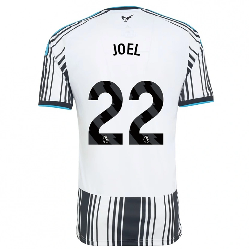 Danxen Enfant Maillot Lois Joel #22 Skyblue Noir Blanc Tenues Domicile 2026/27 T-Shirt