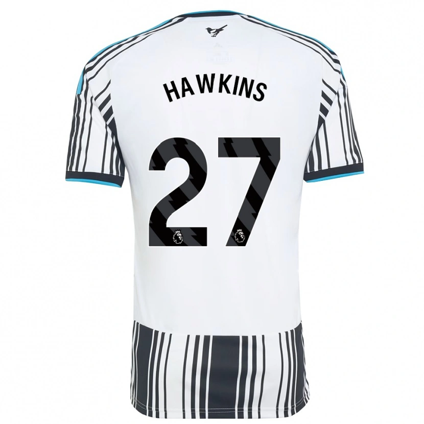 Danxen Enfant Maillot Hannah Hawkins #27 Skyblue Noir Blanc Tenues Domicile 2026/27 T-Shirt