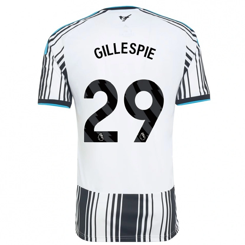 Danxen Enfant Maillot Mark Gillespie #29 Skyblue Noir Blanc Tenues Domicile 2026/27 T-Shirt