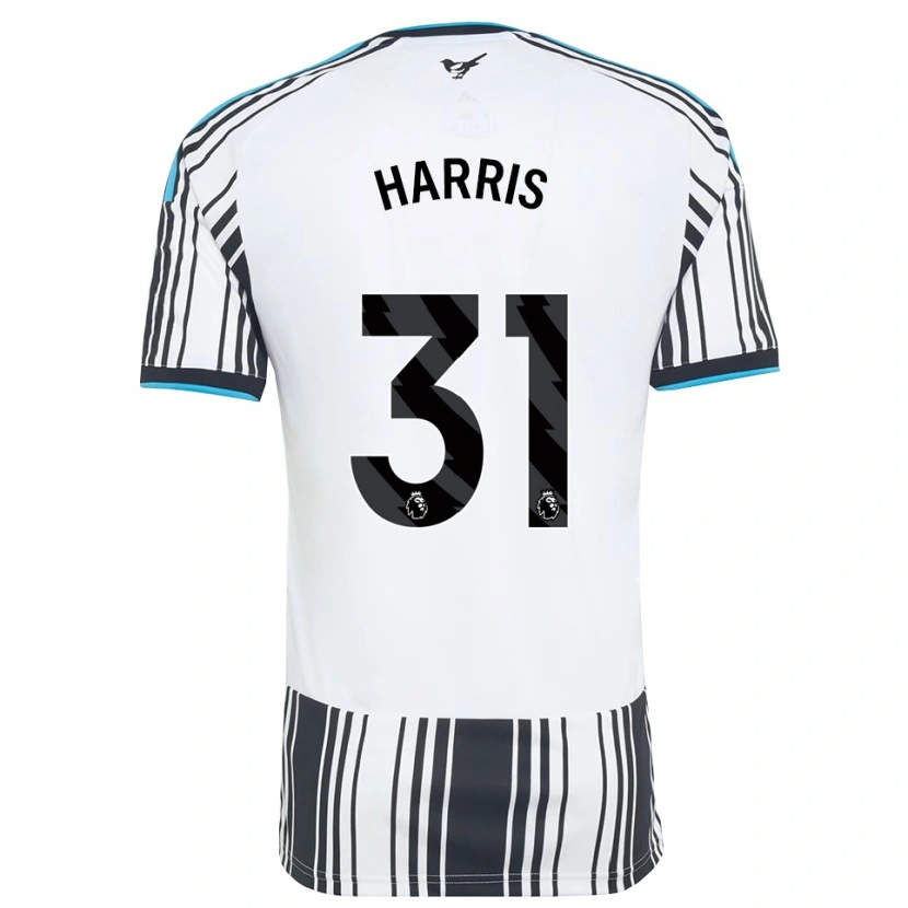Danxen Enfant Maillot Aidan Harris #31 Skyblue Noir Blanc Tenues Domicile 2026/27 T-Shirt