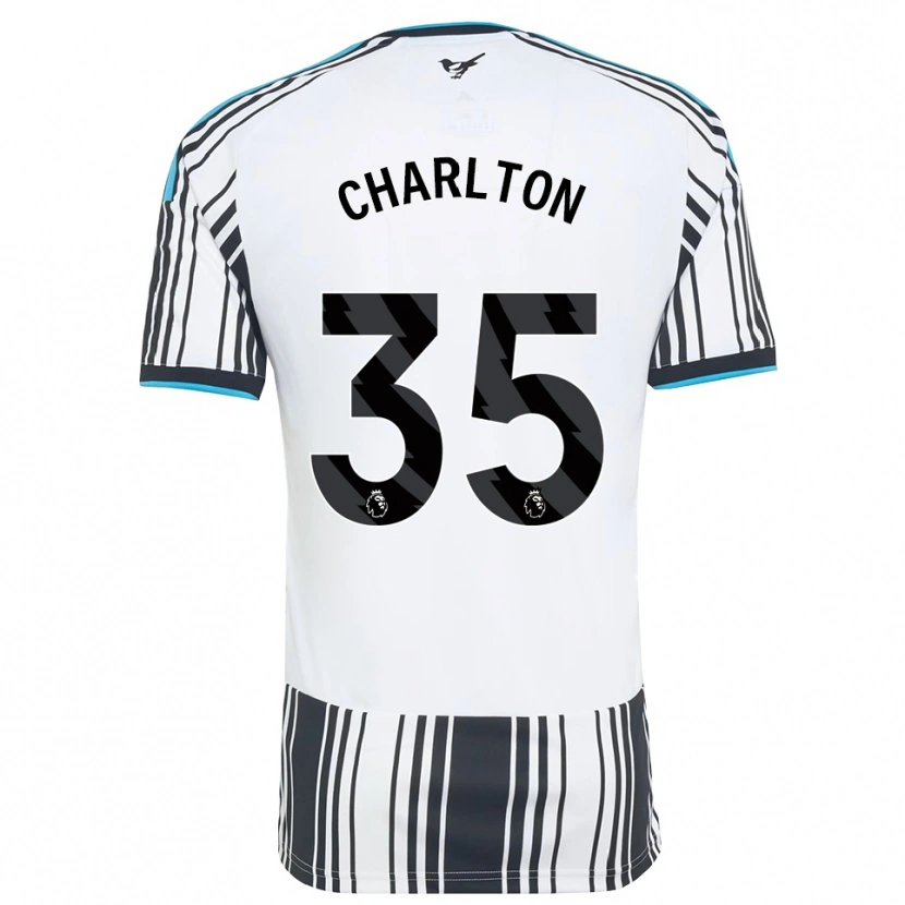 Danxen Enfant Maillot Dylan Charlton #35 Skyblue Noir Blanc Tenues Domicile 2026/27 T-Shirt