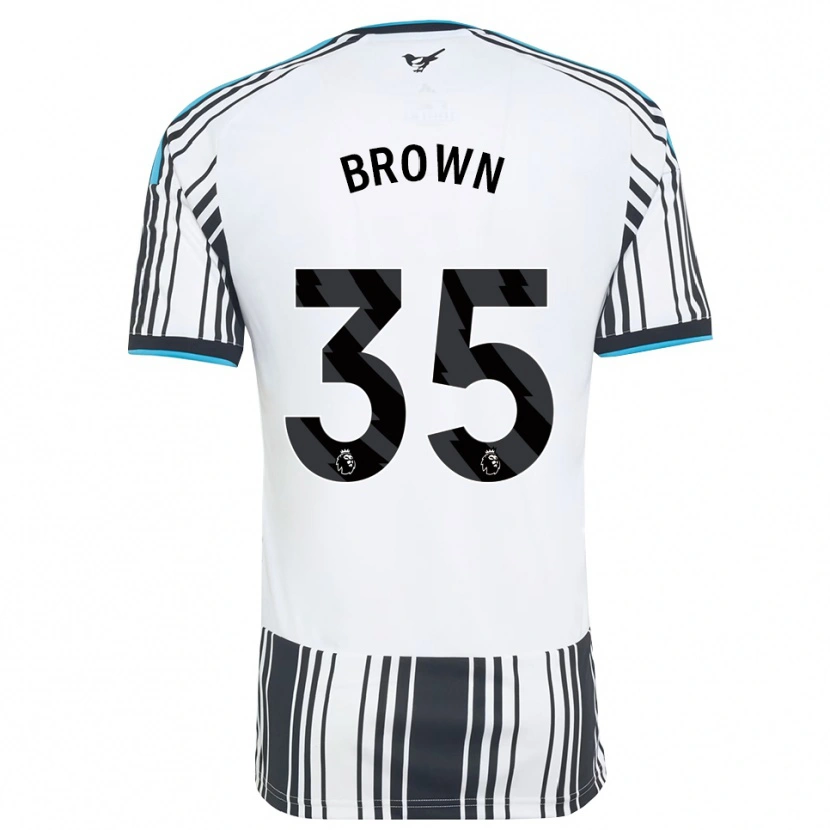Danxen Enfant Maillot Will Brown #35 Skyblue Noir Blanc Tenues Domicile 2026/27 T-Shirt