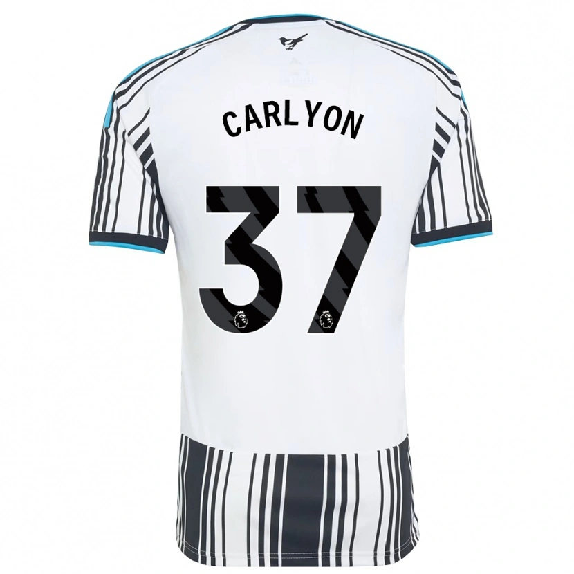Danxen Enfant Maillot Nathan Carlyon #37 Skyblue Noir Blanc Tenues Domicile 2026/27 T-Shirt