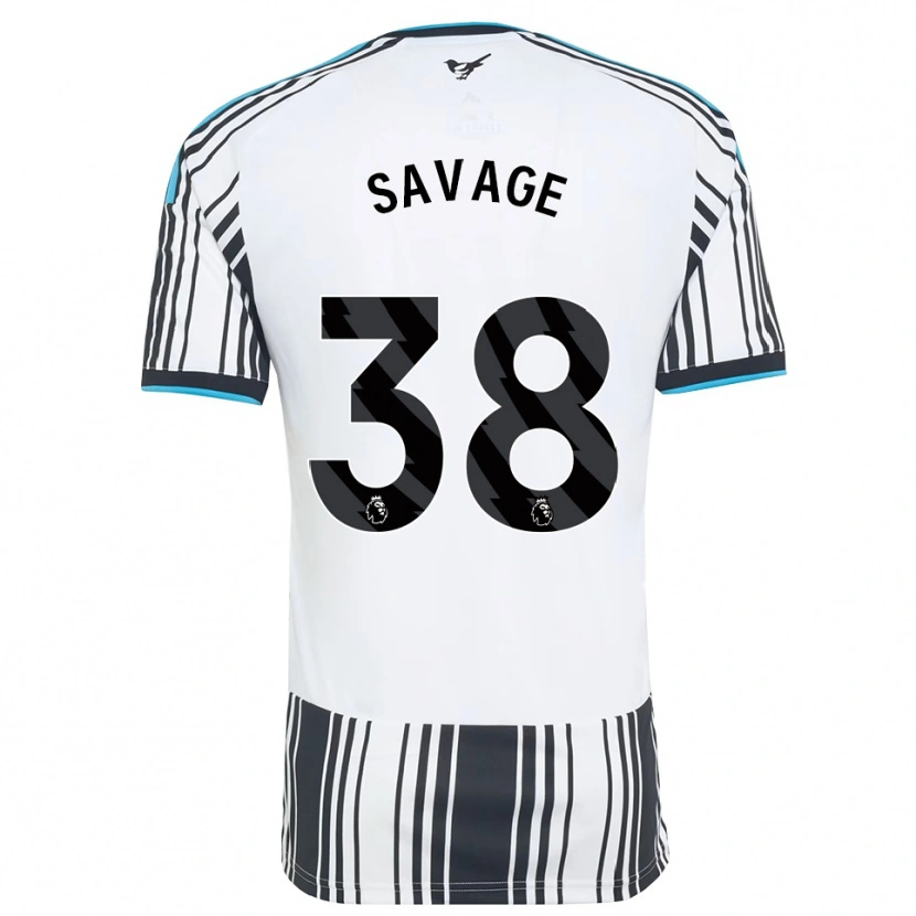 Danxen Enfant Maillot Remi Savage #38 Skyblue Noir Blanc Tenues Domicile 2026/27 T-Shirt