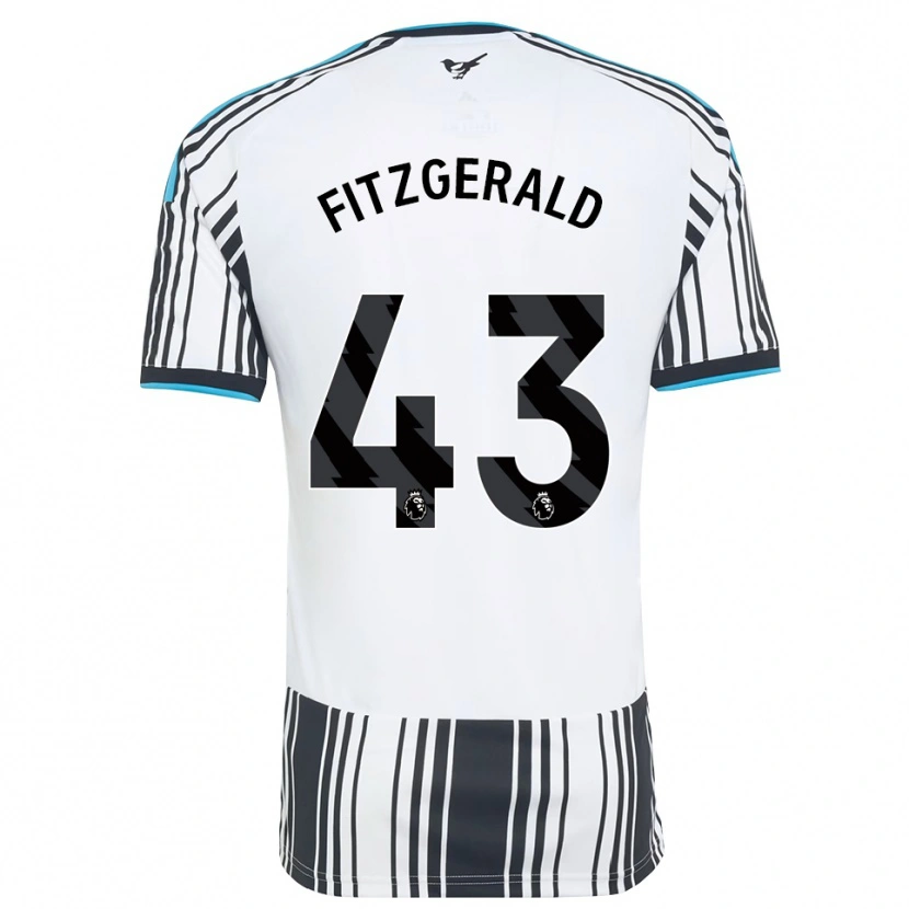 Danxen Enfant Maillot Kyle Fitzgerald #43 Skyblue Noir Blanc Tenues Domicile 2026/27 T-Shirt