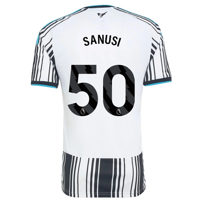 Danxen Enfant Maillot Trevan Sanusi #50 Skyblue Noir Blanc Tenues Domicile 2026/27 T-Shirt