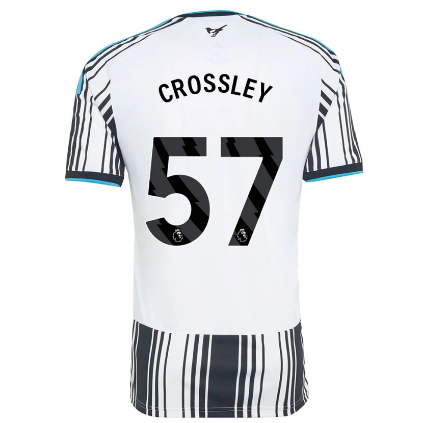 Danxen Enfant Maillot Kyle Crossley #57 Skyblue Noir Blanc Tenues Domicile 2026/27 T-Shirt