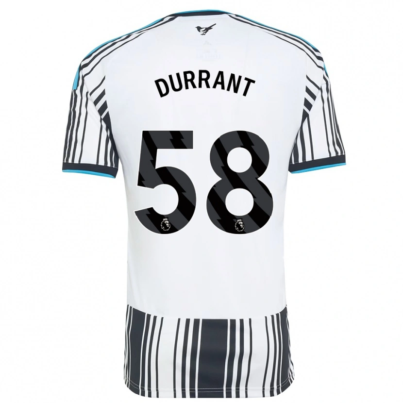 Danxen Enfant Maillot Jake Durrant #58 Skyblue Noir Blanc Tenues Domicile 2026/27 T-Shirt