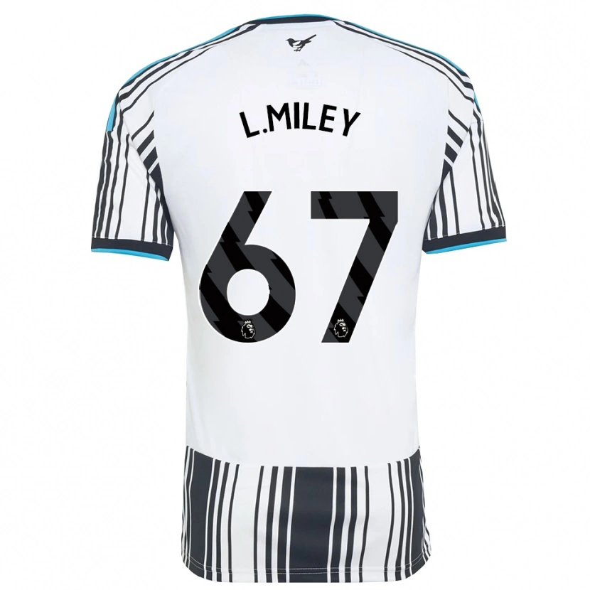 Danxen Enfant Maillot Lewis Miley #67 Skyblue Noir Blanc Tenues Domicile 2026/27 T-Shirt