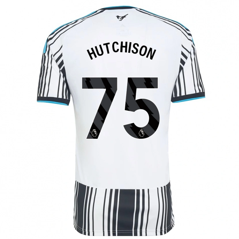Danxen Enfant Maillot Alfie Hutchison #75 Skyblue Noir Blanc Tenues Domicile 2026/27 T-Shirt