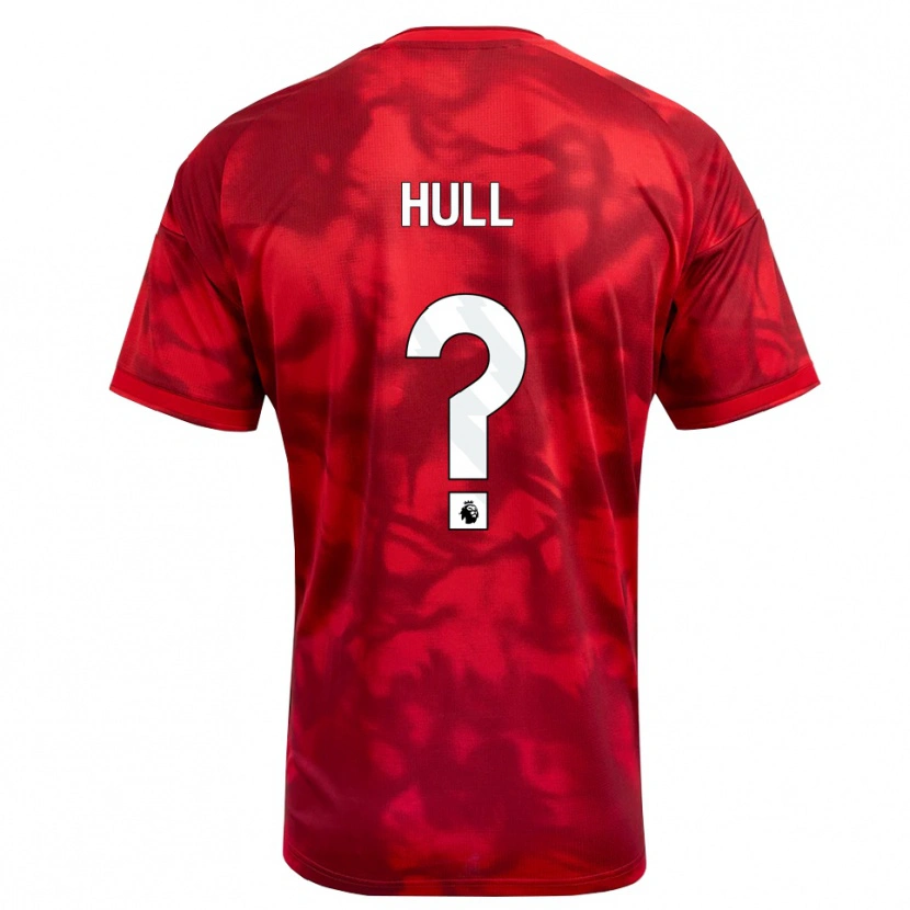 Danxen Enfant Maillot Ethan Hull #0 Cramoisi Blanc Tenues Domicile 2026/27 T-Shirt
