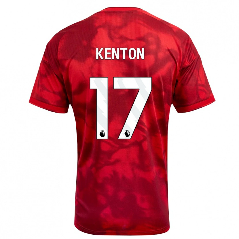 Danxen Enfant Maillot Kamai Kenton #17 Cramoisi Blanc Tenues Domicile 2026/27 T-Shirt