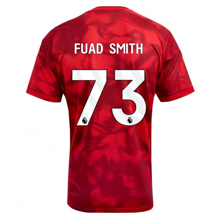 Danxen Enfant Maillot Fuad Smith #73 Cramoisi Blanc Tenues Domicile 2026/27 T-Shirt