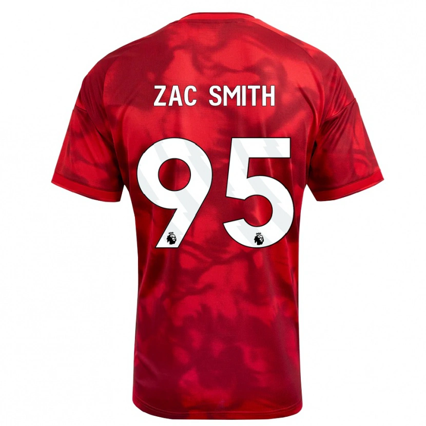 Danxen Enfant Maillot Zac Smith #95 Cramoisi Blanc Tenues Domicile 2026/27 T-Shirt