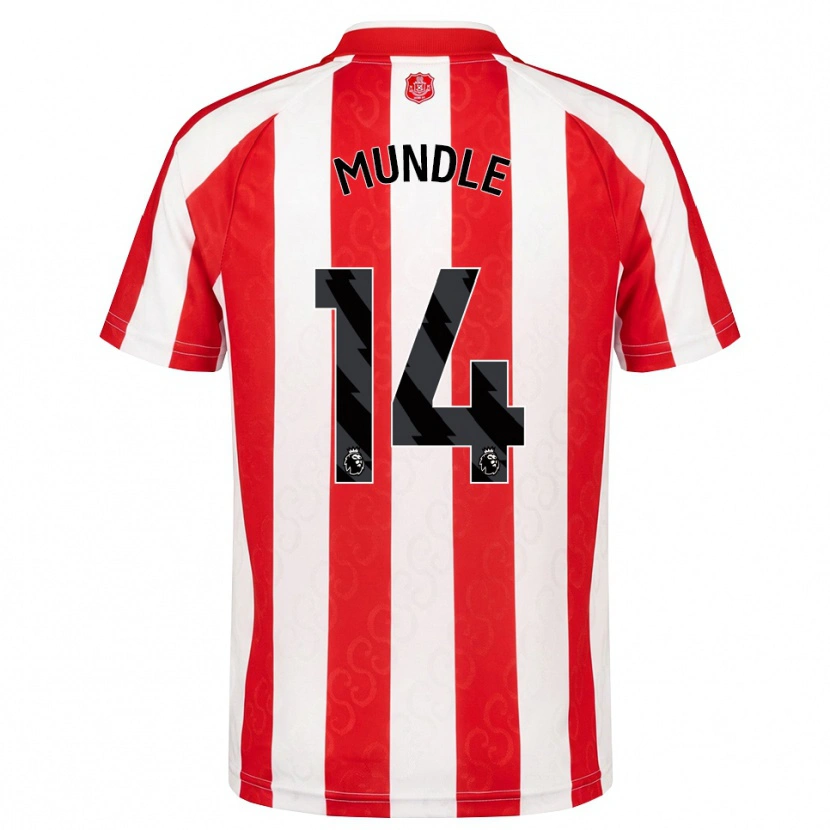 Danxen Enfant Maillot Romaine Mundle #14 Rouge Blanc Noir Tenues Domicile 2026/27 T-Shirt