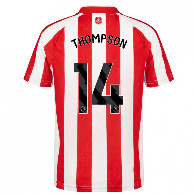 Danxen Enfant Maillot Harvey Thompson #14 Rouge Blanc Noir Tenues Domicile 2026/27 T-Shirt