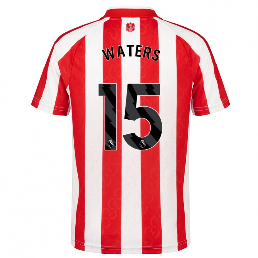 Danxen Enfant Maillot Jake Waters #15 Rouge Blanc Noir Tenues Domicile 2026/27 T-Shirt