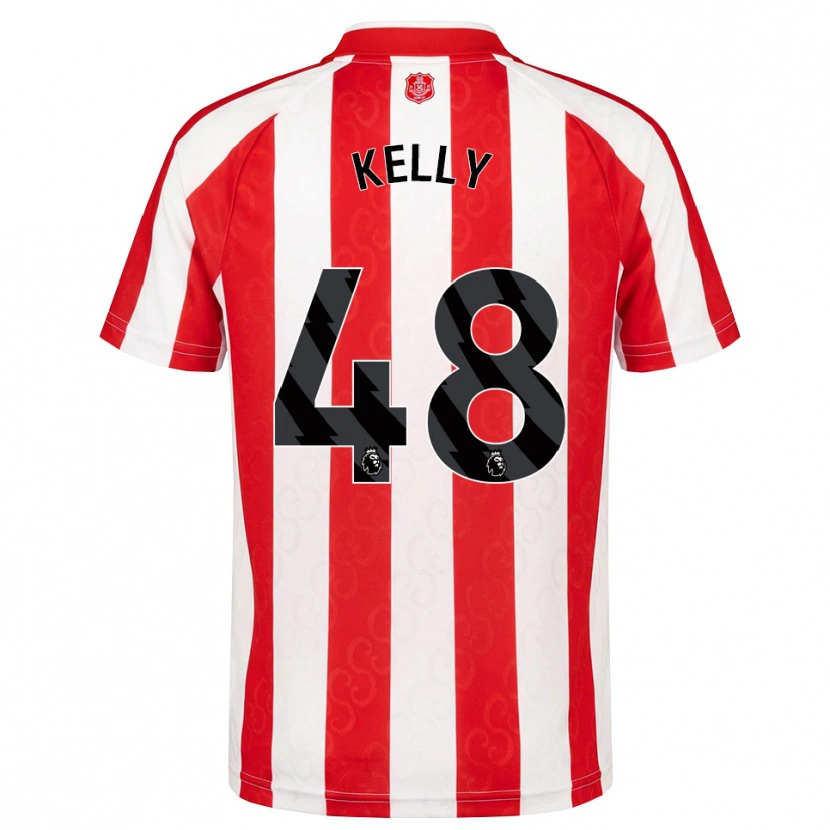 Danxen Enfant Maillot Caden Kelly #48 Rouge Blanc Noir Tenues Domicile 2026/27 T-Shirt