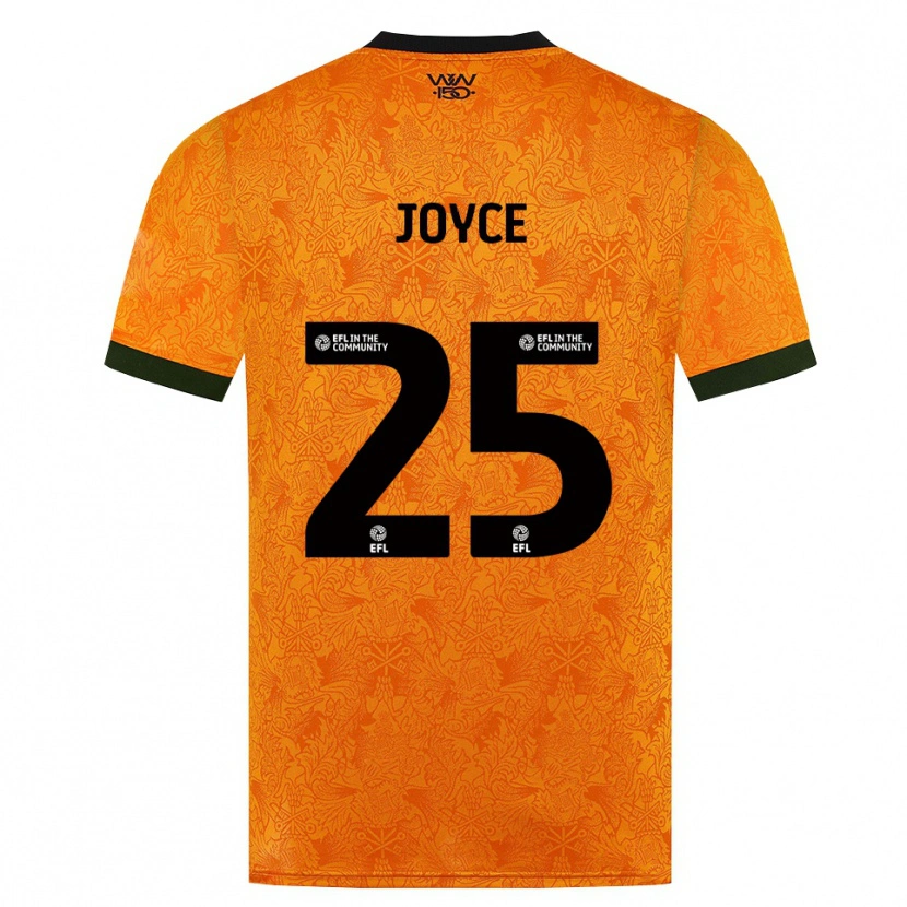 Danxen Enfant Maillot Leonie Joyce #25 Orange Noir Tenues Domicile 2026/27 T-Shirt