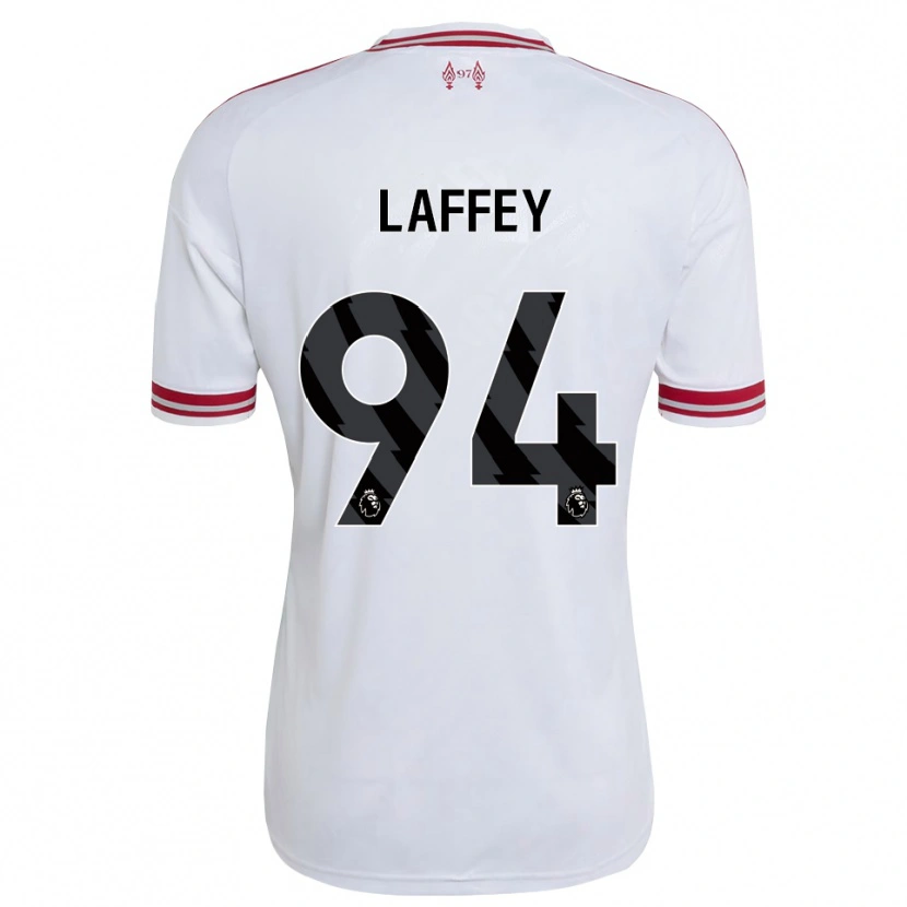 Danxen Enfant Maillot Michael Laffey #94 Rouge Blanc Tenues Extérieur 2026/27 T-Shirt