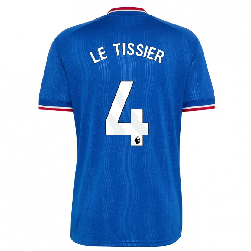 Danxen Enfant Maillot Maya Le Tissier #4 Bleu Blanc Rouge Tenues Extérieur 2026/27 T-Shirt