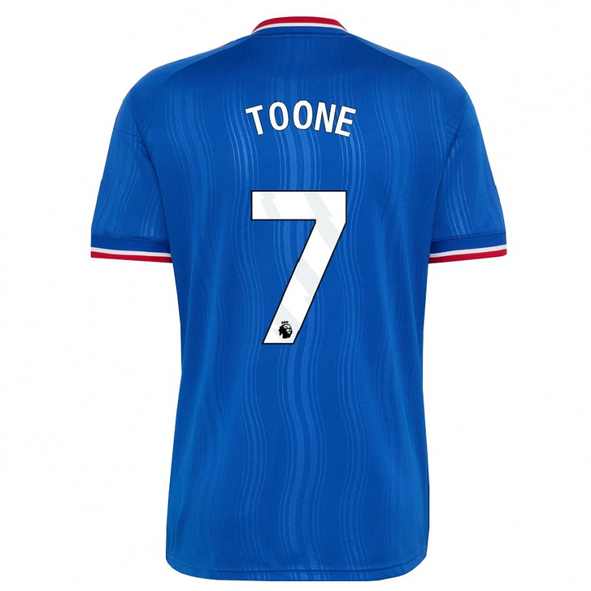 Danxen Enfant Maillot Ella Toone #7 Bleu Blanc Rouge Tenues Extérieur 2026/27 T-Shirt